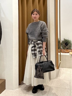 「THE PAUSE（ザ ポーズ）のアイテム」を使った、wgwatanabeさん（レディース・160cm）の冬コーディネート