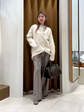 「アイテム（チョーカー）」を使った、wgwatanabeさん（レディース・160cm）の冬コーディネート