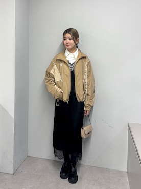 「THE PAUSE（ザ ポーズ）のアイテム」を使った、wgwatanabeさん（レディース・160cm）の冬コーディネート