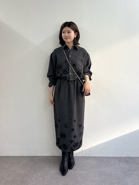 「スエード」｜wgwatanabeさん（レディース・160cm）の秋コーディネート
