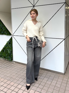 「アイテム（チョーカー）」を使った、wgwatanabeさん（レディース・160cm）の秋コーディネート