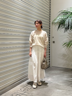 「Whim Gazette（ウィムガゼット）のアイテム（スニーカー）」を使った、wgwatanabeさん（レディース・160cm）の春コーディネート