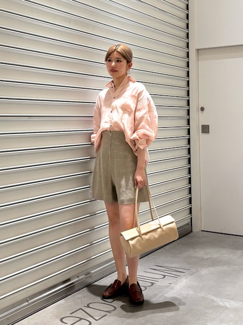 セール】リネンハイウエストショートパンツ（その他パンツ