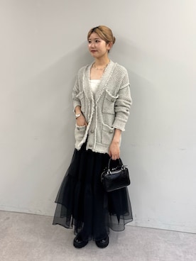 「サイドゴアブーツ」｜「アイテム（その他アウター）」を使った、wgwatanabeさん（レディース・160cm）の秋コーディネート