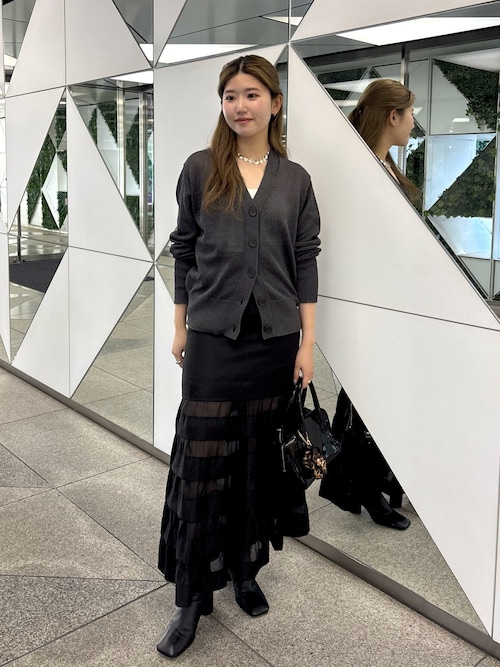 Whim Gazette（ウィム ガゼット） スカート オーガンジーマーメイド