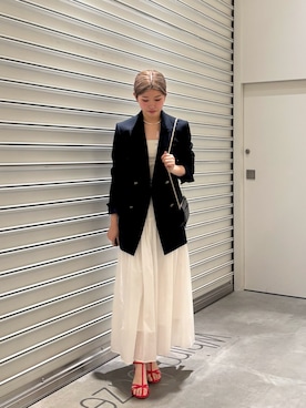 「Whim Gazette（ウィムガゼット）のアイテム（ジャケット/アウター）」を使った、wgwatanabeさん（骨格ストレート・レディース・160cm）の春コーディネート