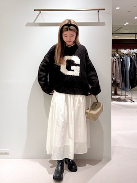 「アイテム（アクセサリー）」を使った、wgwatanabeさん（レディース・160cm）の秋コーディネート