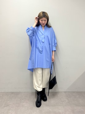 「アイテム（チョーカー）」を使った、wgwatanabeさん（レディース・160cm）の冬コーディネート