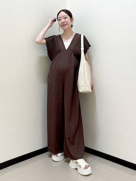 「アイテム（ピアス（両耳用））」を使った、なあせさん（レディース・157cm・20代）の夏コーディネート