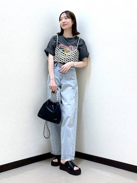 「アイテム（その他トップス）」を使った、なあせさん（レディース・157cm・20代）の夏コーディネート