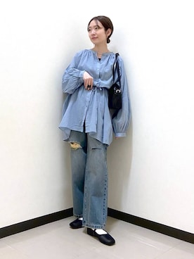 「アイテム（その他シューズ）」を使った、なあせさん（レディース・157cm・20代）の春コーディネート