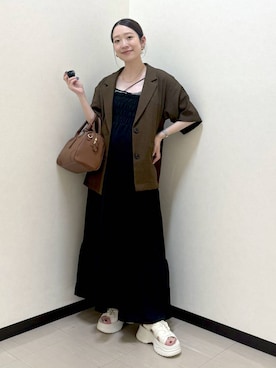 「アイテム（ピアス（両耳用））」を使った、なあせさん（レディース・157cm・20代）の夏コーディネート
