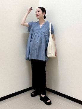 「アイテム（ピアス（両耳用））」を使った、なあせさん（レディース・157cm・20代）の夏コーディネート