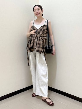 「アイテム（ピアス（両耳用））」を使った、なあせさん（レディース・157cm・20代）の夏コーディネート