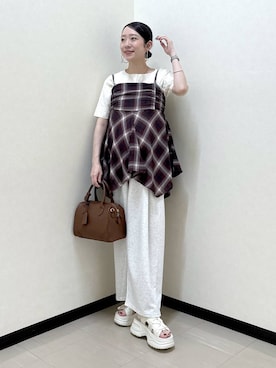 「アイテム（ピアス（両耳用））」を使った、なあせさん（レディース・157cm・20代）の夏コーディネート