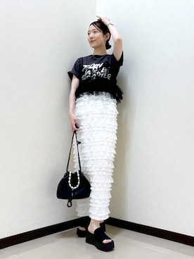「アイテム（その他トップス）」を使った、なあせさん（レディース・157cm・20代）の夏コーディネート