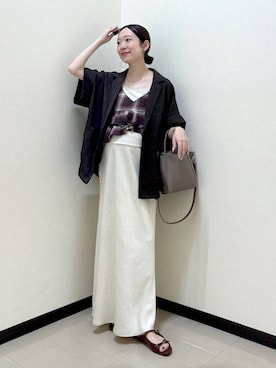 「アイテム（ピアス（両耳用））」を使った、なあせさん（レディース・157cm・20代）の夏コーディネート