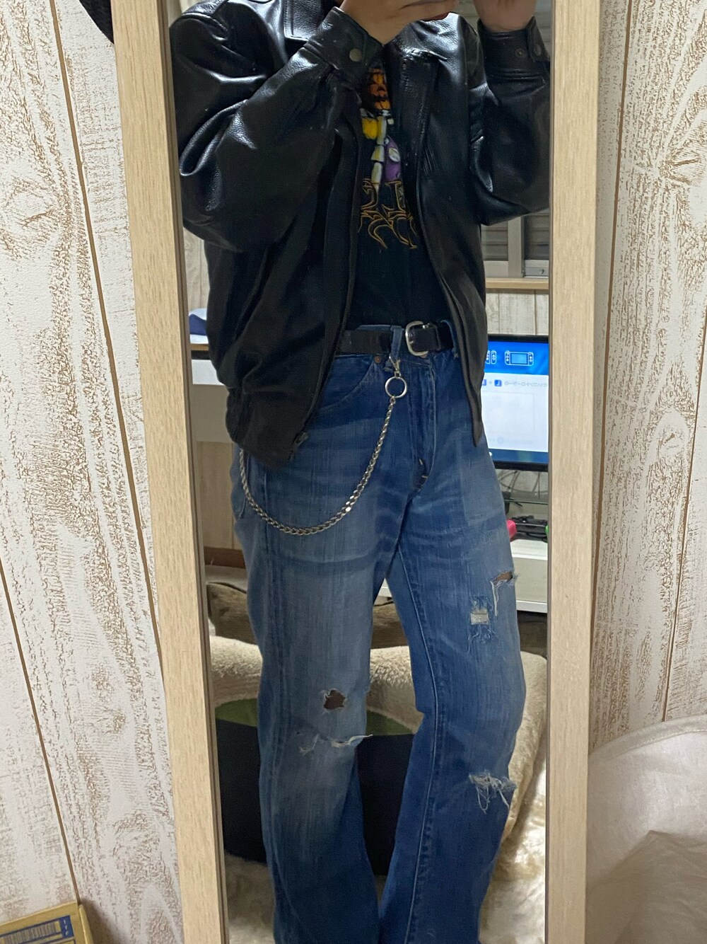 「デニムっていいよね、オトナカジュアル、メンズコーデ、古着好きな人と繋がりたい」｜「Levi'sのアイテム（デニムパンツ、ブルー系）」を使った、ごりごり  さん（メンズ・173cm）の夏コーディネートの1枚目の写真
