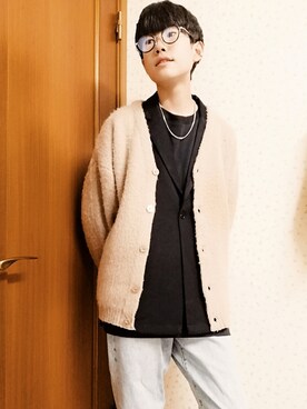 伊達メガネ のメンズ人気ファッションコーディネート Wear