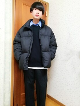 黒ニット のメンズ人気ファッションコーディネート Wear