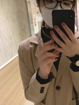 「SONA（ソナ）のアイテム（ジャケット/アウター）」を使った、mm165さん（レディース・165cm）の春コーディネート