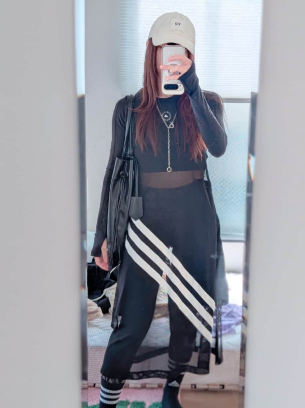 Y-3（ワイスリー）の「W CH1 MESH TANK（ワンピース）」 - WEAR