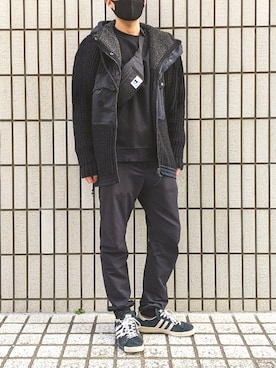 「Champion（チャンピオン）のアイテム（バッグ）」を使った、iROKI.さん（メンズ・173cm）の春コーディネート