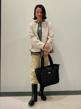 「AIGLE（エーグル）のアイテム（スウェット）」を使った、okuyama39さん（レディース・160cm）の秋コーディネート