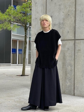 「sulvam」｜Hideki Fukudaさん（メンズ・175cm）の春コーディネート