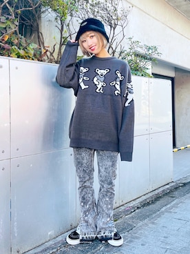 イ　ヒョンジンさん（レディース・158cm）の秋コーディネート