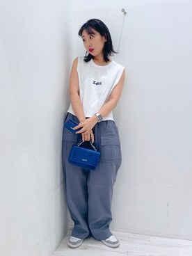 イ　ヒョンジンさん（レディース・158cm）の夏コーディネート