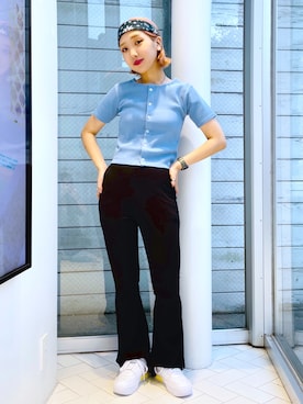 イ　ヒョンジンさん（レディース・157cm）の夏コーディネート