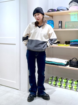 イ　ヒョンジンさん（レディース・158cm）の冬コーディネート