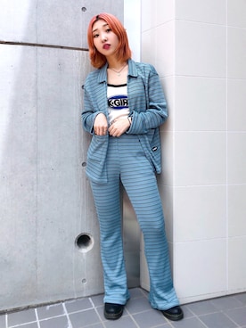 イ　ヒョンジンさん（レディース・157cm）の夏コーディネート