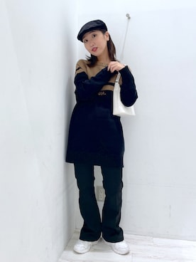 イ　ヒョンジンさん（レディース・158cm）の秋コーディネート