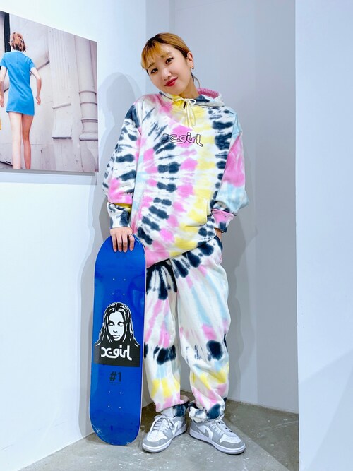 X-girl（エックスガール）の「#1 FACE SKATE DECK（その他雑貨）」 - WEAR