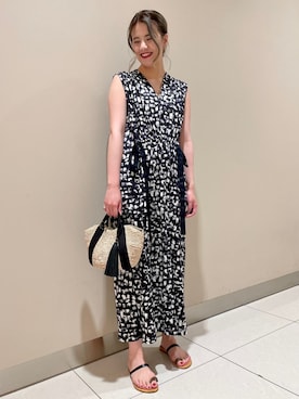 「qualite（カリテ）のアイテム（ワンピース）」を使った、NAOさん（レディース・170cm）の夏コーディネート