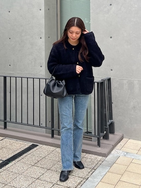 「着回しコーデ」｜kiyonoさん（レディース・157cm）の冬コーディネート