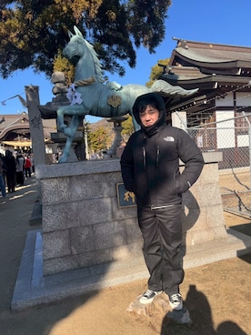 「Dickies（ディッキーズ）のアイテム（パンツ）」を使った、YuUTaさん（メンズ・178cm）の冬コーディネート