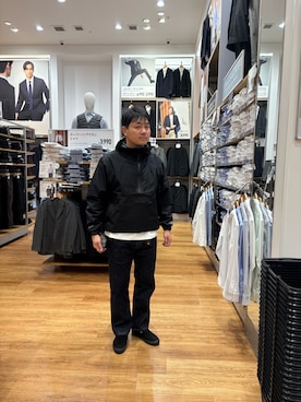 「アイテム（インナーウェア/肌着）」を使った、YuUTaさん（メンズ・178cm）の秋コーディネート