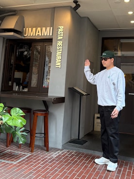 「アイテム（アンダーウェア）」を使った、YuUTaさん（メンズ・178cm）の秋コーディネート