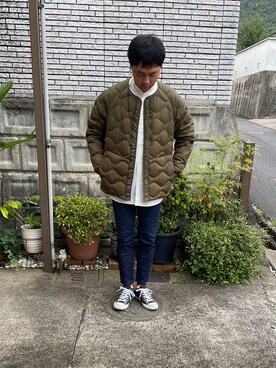 ダウンジャケット コートを使った カーキ のメンズ人気ファッションコーディネート Wear ダウンジャケット コートを使った カーキ のメンズ人気ファッションコーディネート Wear