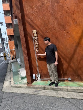 「UNIVERSAL OVERALL（ユニバーサルオーバーオール）のアイテム」を使った、YuUTaさん（メンズ・178cm）の夏コーディネート