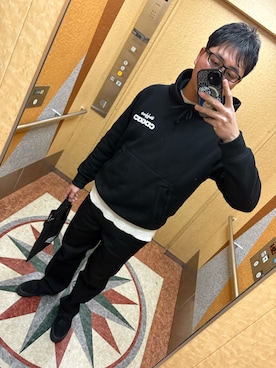 「Dickies（ディッキーズ）のアイテム（パンツ）」を使った、YuUTaさん（メンズ・178cm）の冬コーディネート