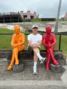 「AMBUSH（アンブッシュ）のアイテム（アクセサリー）」を使った、YuUTaさん（メンズ・178cm）の夏コーディネート