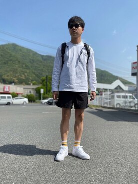 ソックス 靴下を使った エアフォースワン のメンズ人気ファッションコーディネート Wear