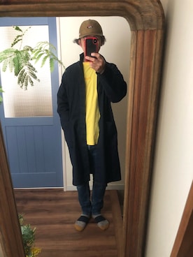 「無印良品（ムジルシリョウヒン）のアイテム（デニムジャケット）」を使った、jinjin さん（メンズ・174cm）の春コーディネート