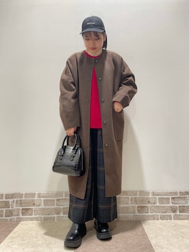 「Coming soon…」｜「アイテム（その他アウター）」を使った、伊藤さん（レディース・151cm）の冬コーディネート