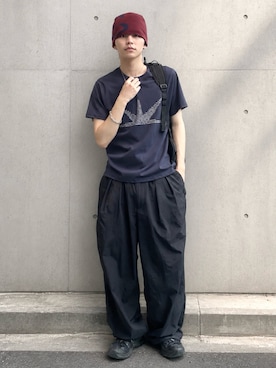 「SBG（エスビー）のアイテム」を使った、renさん（メンズ・167cm）の夏コーディネート