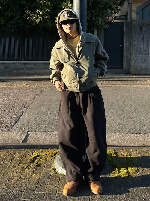 BASIC DRAWSTRING L/S TEE / ベーシックドローコードロンT（Tシャツ 